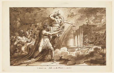 Iris Encourages Priam to Beg the Body of Hector from Achilles, 1810-20