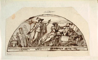Lunette with Allegory of Architecture