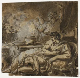 Magician Healing Sick Man