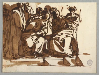 Saint Paul Preaching (after Raphael)