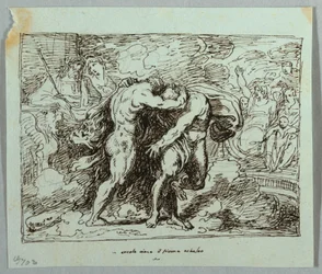 The Struggle between Hercules and the River God Achelous
