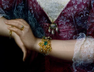 Portrait of Anna Opulich (detail)