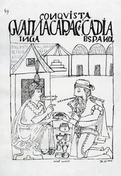 An Inca asks a Spaniard what he eats, he replies 