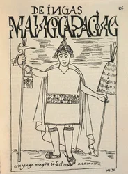 Representation of Manco Capac, the Legendary Incan Founder of the Kingdom of Cusco