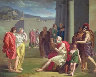 Homer Singing with His Lyre