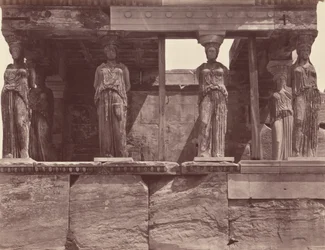 Caryatids of the Temple of the Erechtheion - Athens