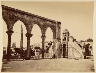 Chair of Omar or Minbar on the Temple Platform