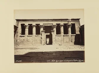 Hypostyle Hall of the Temple of Edfu (Egypt)