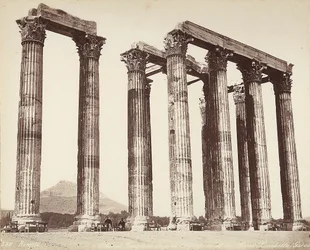 The Olympeion, or Temple of the Olympian Zeus, Acropolis, Athens