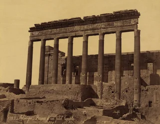Unattached Colonnade before a Temple in Palmyra, Syria