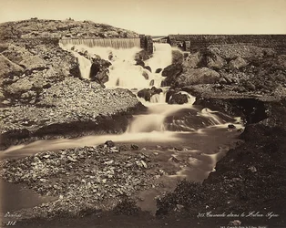 View of the falls between Lebanon and Syria