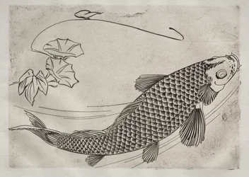 Dinner Service (Rousseau service): Large Fish in a Japanese Style (no. 19)