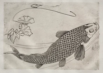 Dinner Service Rousseau service: Large fish in a Japanese style no. 19