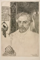 Portrait of Edmond de Goncourt