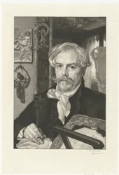 Portrait of Author Edmond de Goncourt
