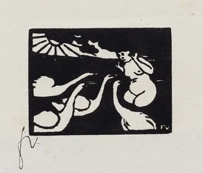 Bather with Swans, X from 