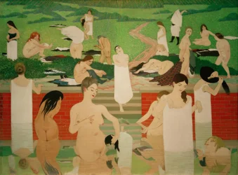 Le bain au soir d’été