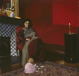 Madame Vallotton and Her Niece, Germaine Aghion