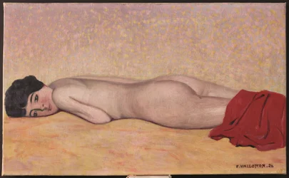 Nude on Her Stomach in the Sand