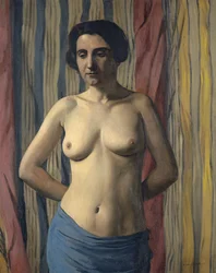 Nude with Blue Sash, 1922