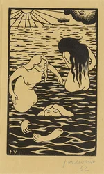 Three Bathers