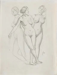 Three Graces, Study