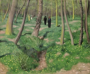 Undergrowth in Spring, 1923