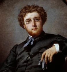 Portrait of George Bizet (detail)