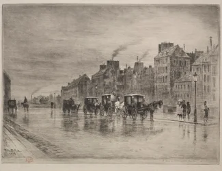 A Winter Morning on the Quai de l