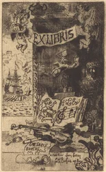 Ex-libris of Leon Lerey