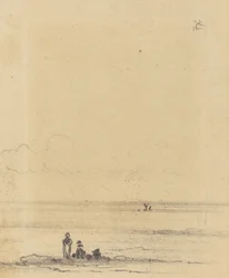 Figures on a Shore (verso)