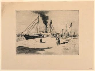 Wharf at Trouville