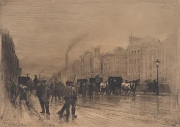 Winter Morning on the Quay, Paris, 1883