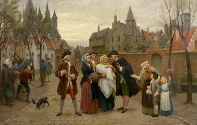 A Baptism in Flanders in the 18th Century