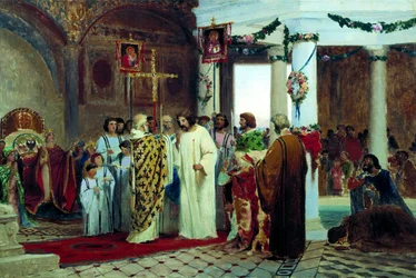 The Baptism of Grand Prince of Kiev Vladimir the Great in 987, 1883