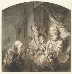 Joseph Presents His Father to the Pharaoh