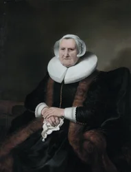 Portrait of Elisabeth Jacobsdr. Bas