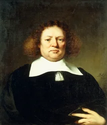 Portrait of a Gentleman, said to be Lord Hebdon, half-length, wearing a black costume and white collar, 1659