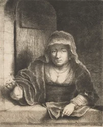 Woman with a Pear, 17th century