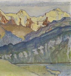 Eiger, Mönch and Jungfrau from Beatenberg