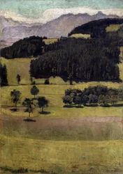 Landscape, Oaks at Stockhorn