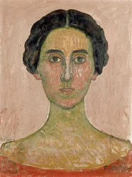 Portrait of Valentine Godé-Darel, Head of French Woman