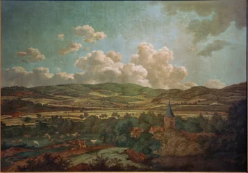 View from Aschaffenburg to Goldbach
