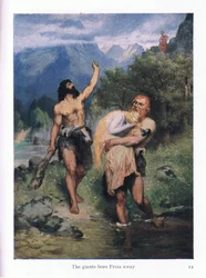 The Giants Bore Freia Away, Illustration from The Stories of Wagner