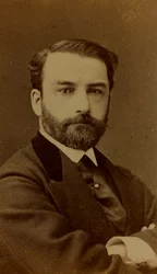 Portrait of Léon Joseph Florentin Bonnat, French painter; carte de visite