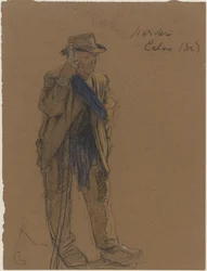 Standing Shepherd, in Exloo