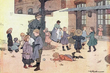 Round and Games in the Recreation Yard, in Imagier de l