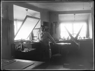 Ferdinand in His Print Shop