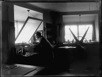 Ferdinand in His Print Shop