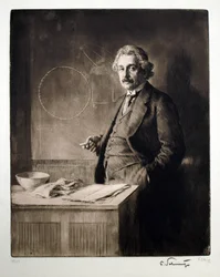 Portrait of Albert Einstein